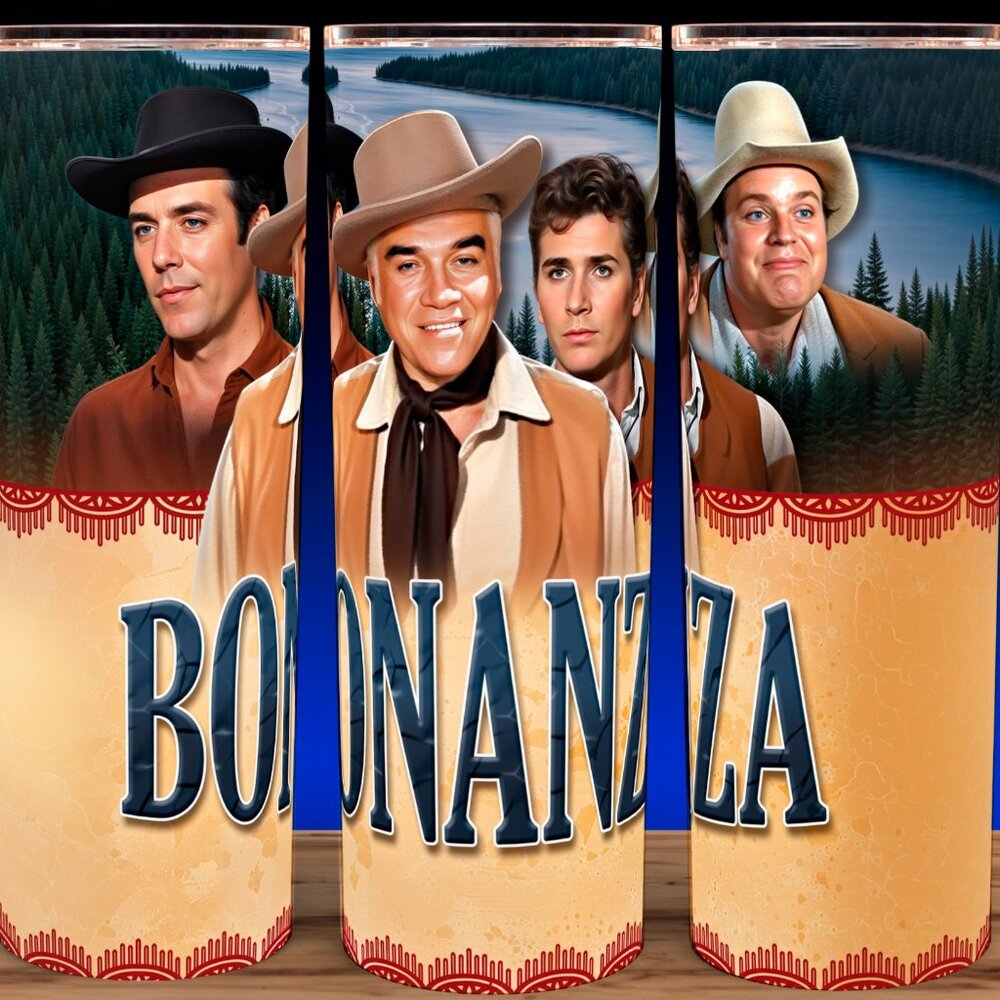 Bonanza Classic Western TV Show Michael Landon Cup Mug Tumbler